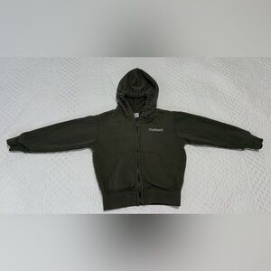 Carhartt 2T Full Zip hoodie Hooded Sweatshirt Olive Green